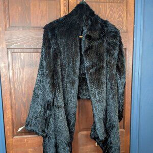 METEO Rabbit Fur Light Jacket / Shawl